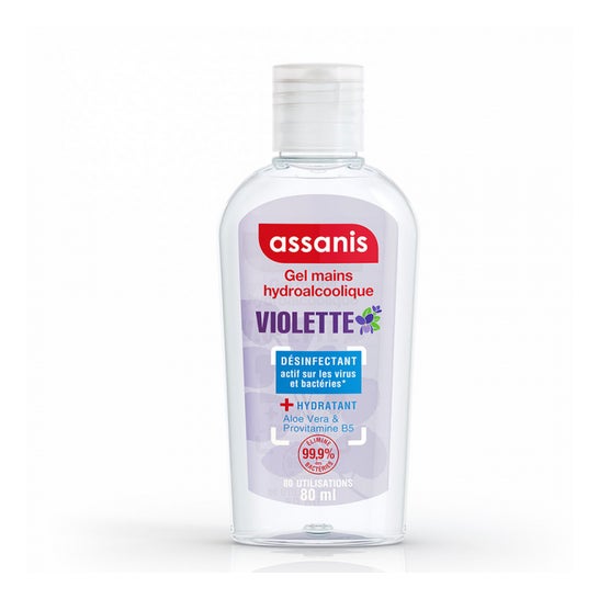 Assanis Gel hidroalcohólico Perfume Violeta 80ml