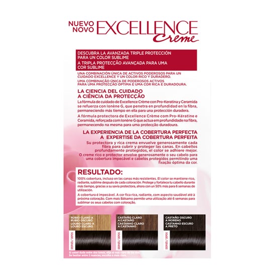 L'Oreal Set Excellence Creme Tinte Nº1 Black 1 ud