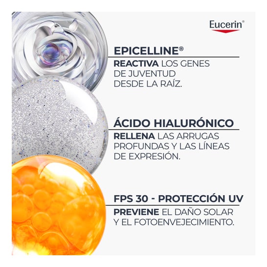 Eucerin Hyaluron-Filler +Longevity Epigenetic Crema Día SPF 30 50ml