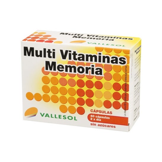 Vallesol Multi Vitaminas Memoria 40caps