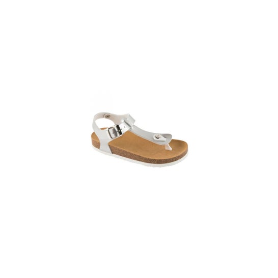 Scholl Sandalia Boa Vista Kid Plateado Talla 27 1 Par