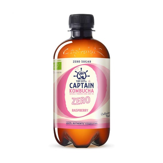 Captain Kombucha Zero Raspberry Bio 400ml