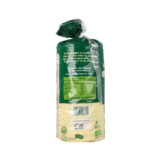 Biocop Tortitas de Arroz Sin Sal 200g