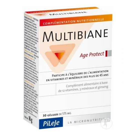 Pileje Multibiane Age Protect 30 glóbulos