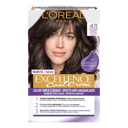 L'oréal Excellence Cool Creme Tinte de Cabello Nº4,11 1ud