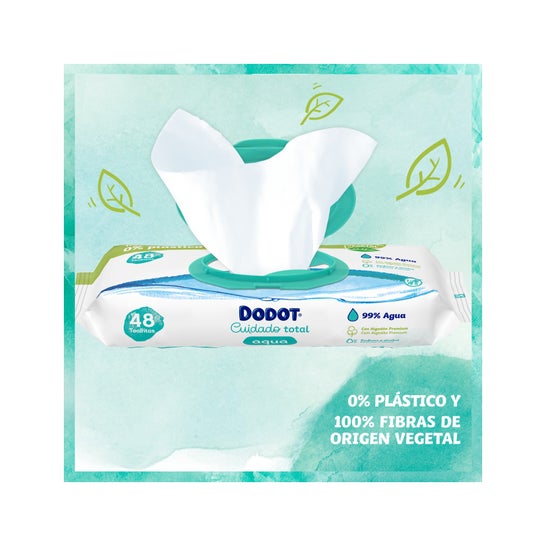 Dodot Aqua Toallitas 0% Plastico 48uds