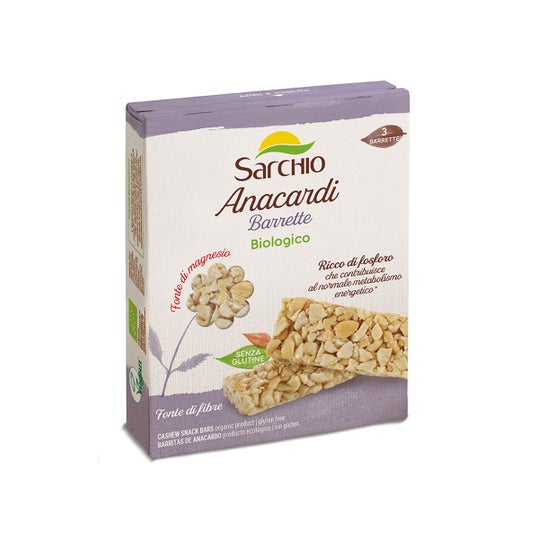Sarchio Anacardos Barrita Sin Gluten 75g