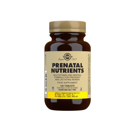Solgar Nutrientes Prenatales 120comp