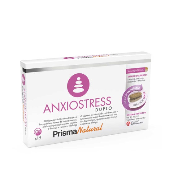 Prisma Natural Anxio-Stress Duplo 15comp