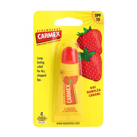 Carmex Bálsamo Hidratante Labial Fresa Spf15 Fresa 10g