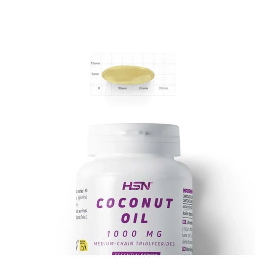 HSN Aceite de Coco 1000 mg 120 Perlas