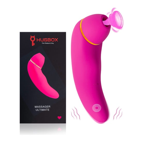 Hugbox Pro Succionador Clítoris 30 Rosa 1ud