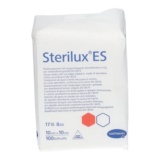 Sterilux Es Garza Compressa Non Sterile 10x10cm 100 Unità