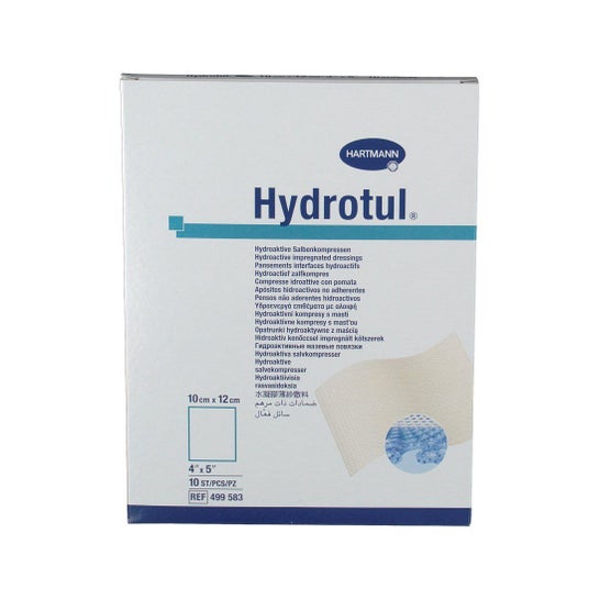 Hartmann Hydrotul Apósitos Hidroactivo Estéril 10x12cm 10uds