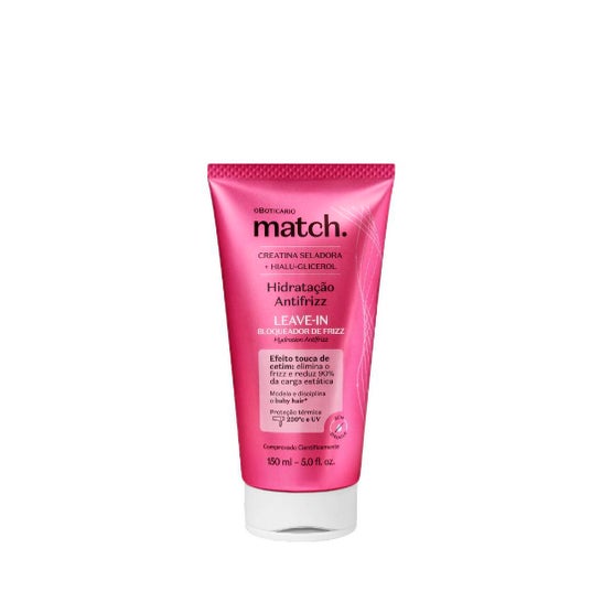 O Boticário Match Leave-In Hidratação Antifrizz 150ml