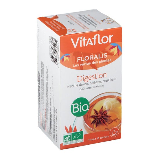 Vitaflor Organic Herbal Tea Digestion 18 sobres