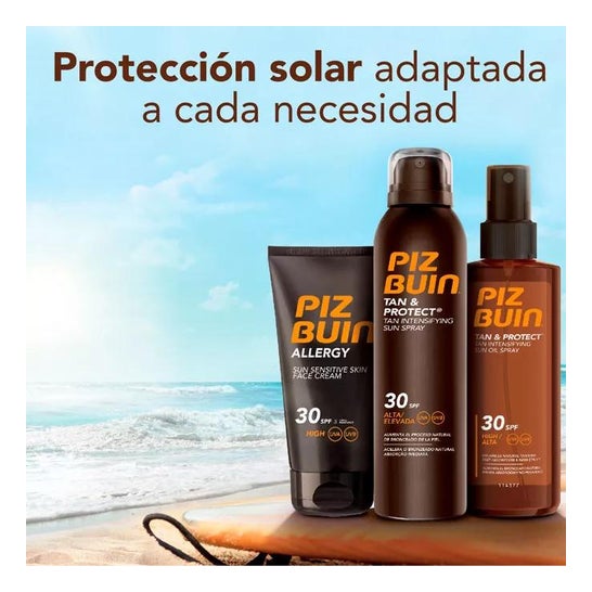 Piz Buin® Tan & Protect SPF15 + spuitolie 150ml Piz Buin® Tan & Protect SPF15 + spuitolie 150ml