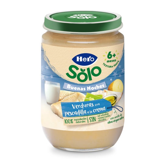 Hero Solo Gute Nacht Gemüse und Fisch +6M 190 g