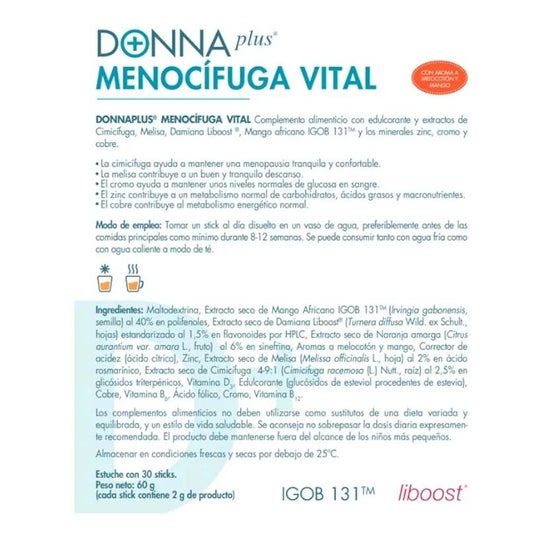 Donna Plus Menocifuga Vital 30 Sticks Donna Plus Menocifuga Vital 30 Sticks