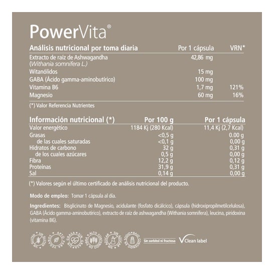 Vitae PowerVita 30 cápsulas