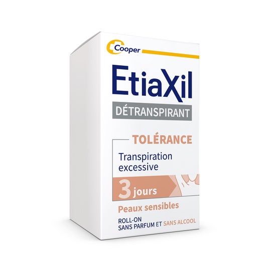 Etiaxil aisselles détranspirant confort+ peaux sensibles roll-on 15ml