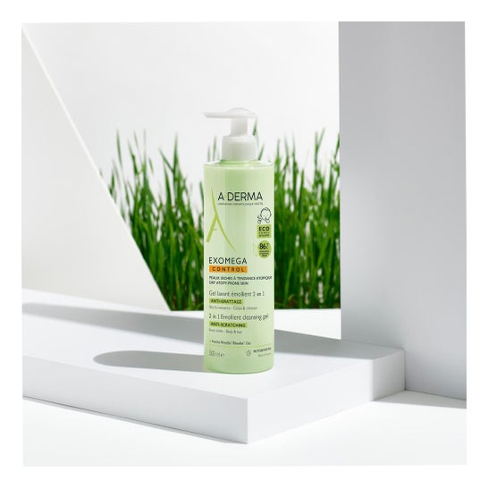 A-Derma Exomega Gel Limpiador Emoliente 2en1 500ml