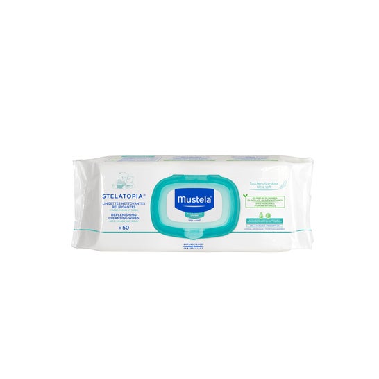Mustela Stelatopia Toallitas Limpiadoras Relipidizantes 50 uds