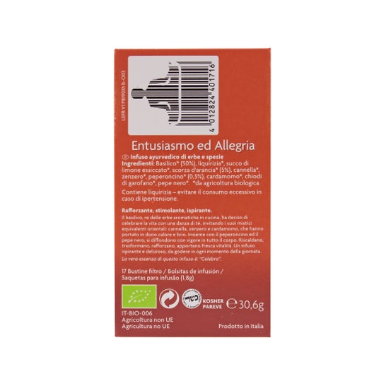 Yogi Tea Joie de Vivre 17 Bustine 30,6G