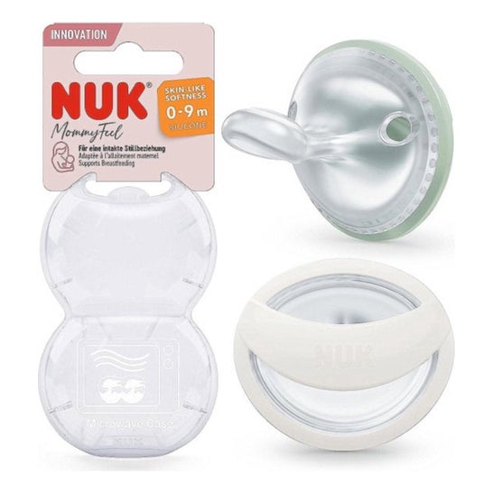 Nuk Mommy Feel Chupete 0-9 M Verde 1ud
