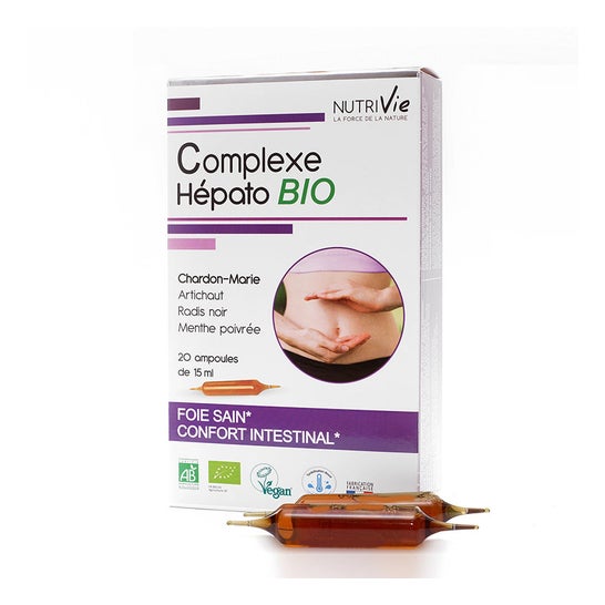 Nutrivie Ampollas Complejo Hepato Bio 20x15ml