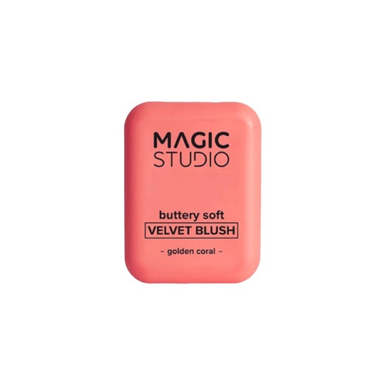 Magic Studio Powder Blush Velvet Blush Golden Coral 7.5 g