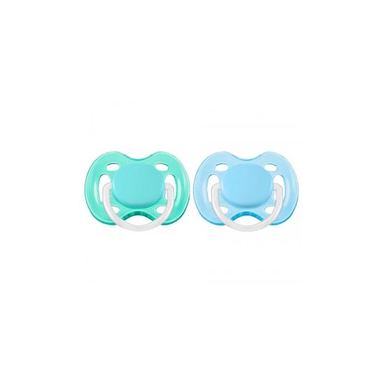 Avent Pack Chupetes Ventilados Freeflow Azul y Verde 0-6 M 2 uds