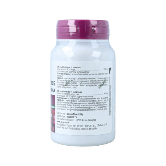 NaturesPlus Levadura Arroz Roja 30 comp