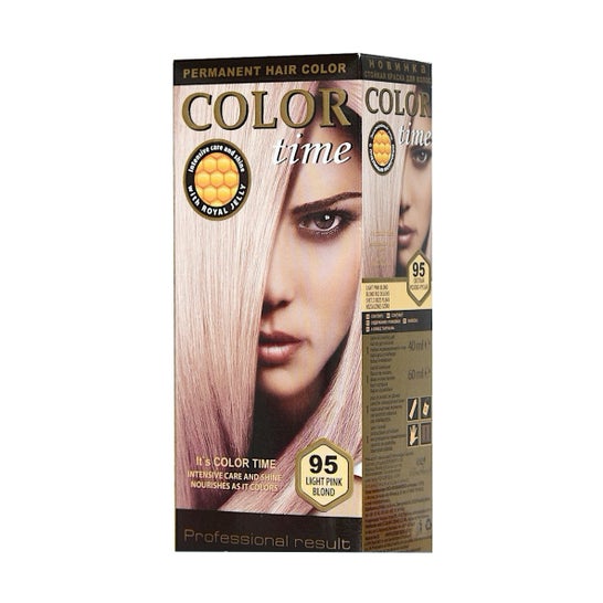 Color Time Dye Gel Dye Light Blonde Pink Color 95