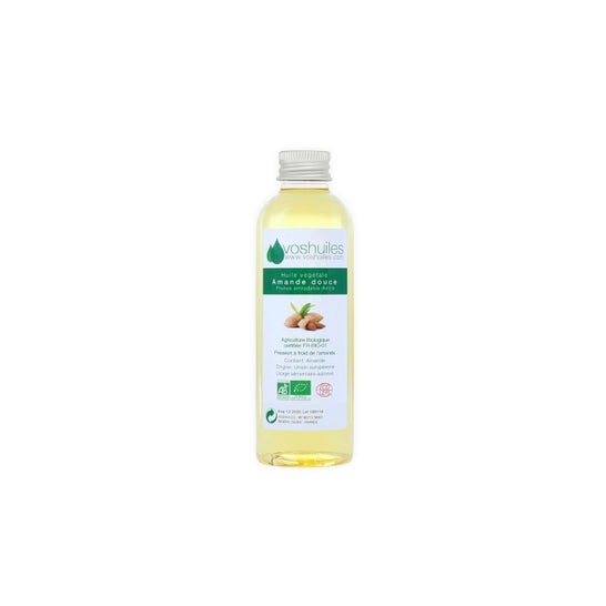 Voshuiles Huile Végétale Bio D'Amande Douce 100ml