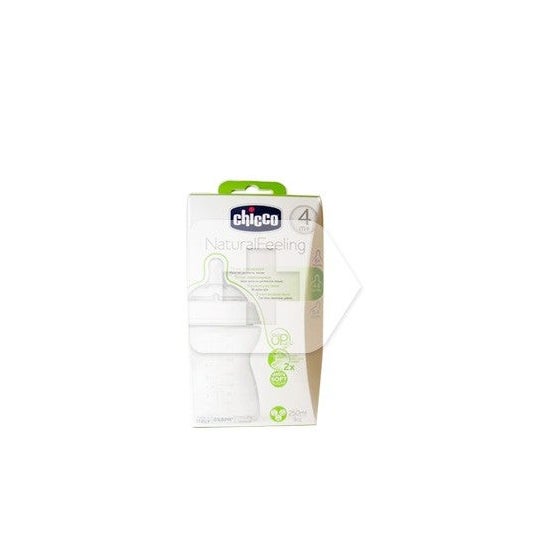 Chicco® biberón Setp Up tetina silicona boca ancha flujo normal 250 ml 1ud