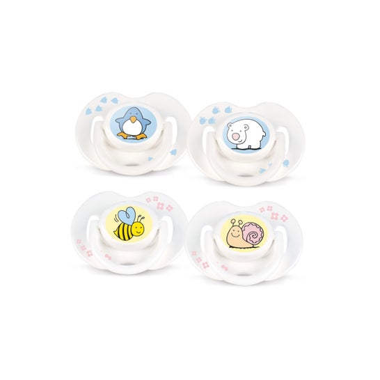 Philips Avent Pacifiers 0-3M Silicone Animals 2uts