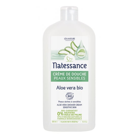 Natessance Crema Ducha Sensitive Skin Aloe Vera Organic 500ml