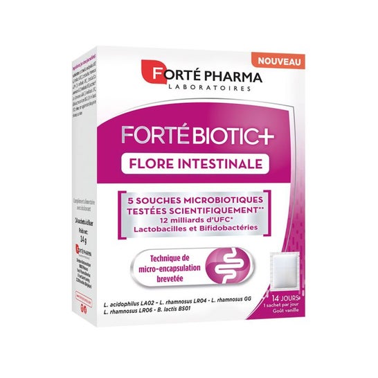 Forte Pharma Fortebiotic+ Flora intestinal 14 sobres