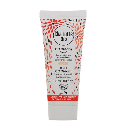 Charlotte Bio CC Cream 6 en 1 Piel Seca y Sensible Light 30ml
