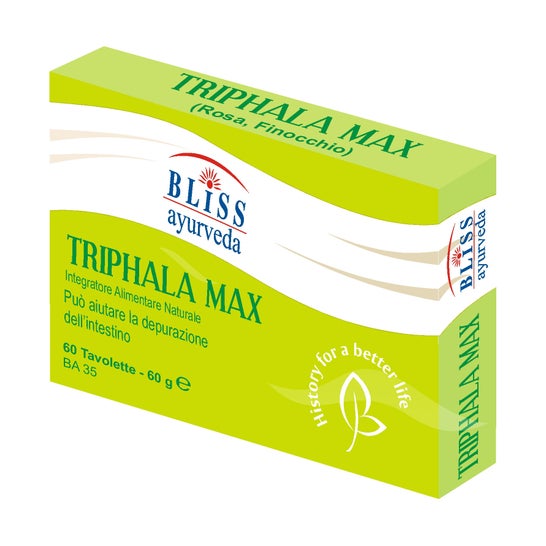 Bliss Ayurveda Triphala Max 60 Tabletas