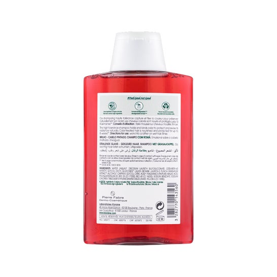 Shampoo sublimatico Klorane con estratto degassato 200ml