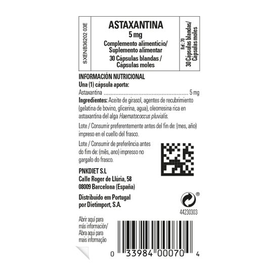 Solgar Astaxantina 5mg 30 perlas