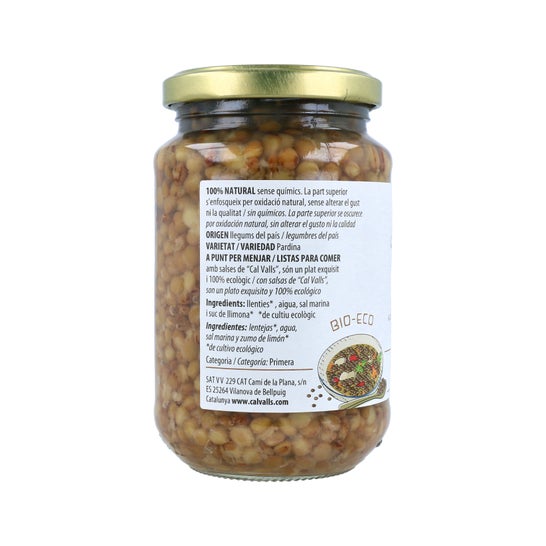 Cal Valls Lentejas Cocidas Castellanas Eco 240 g