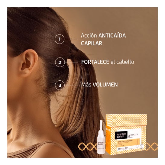 Nuggela & Sulé Ampollas Anti-Caída Efectiva 4x10 ml