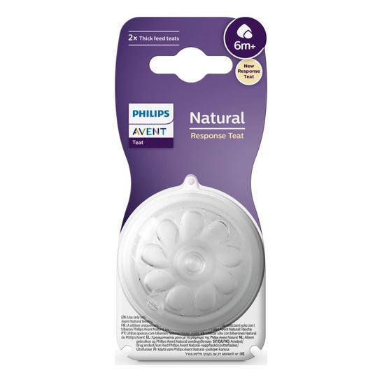 Philips Avent Tetina Natural Birth Response +6M T6 2uds