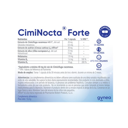 Gynea CimiNocta Forte 30 caps