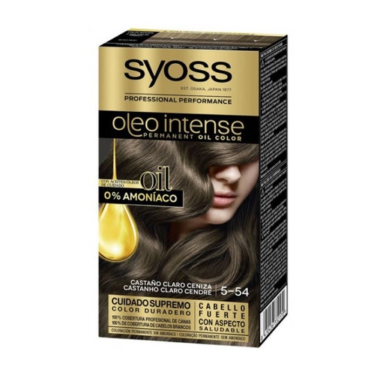 Syoss Oleo Intense N°5.54 Castaño Claro Ceniza Pack