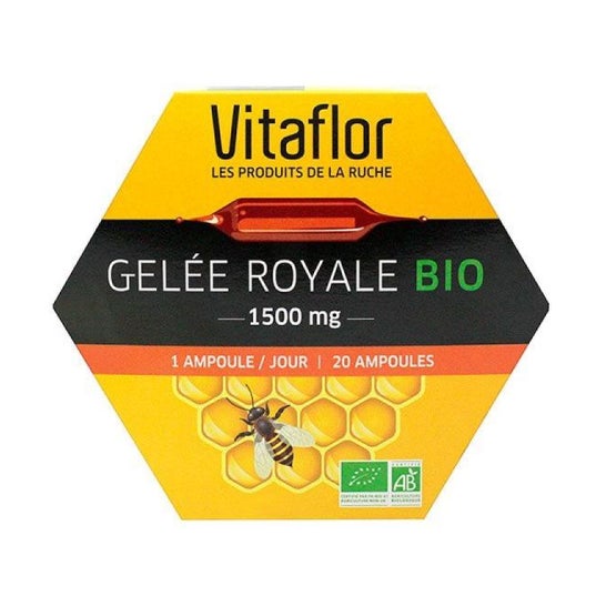 Vitaflor Jalea Real Orgánica 1500 mg 20 Viales