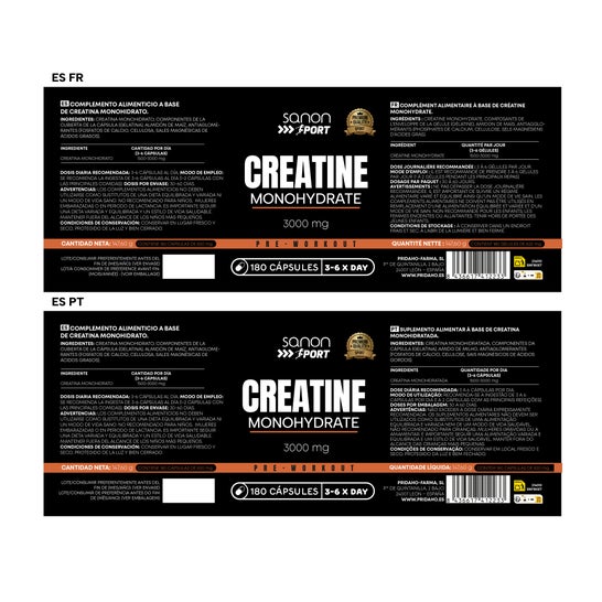 Sanon Sport Creatine 180 caps